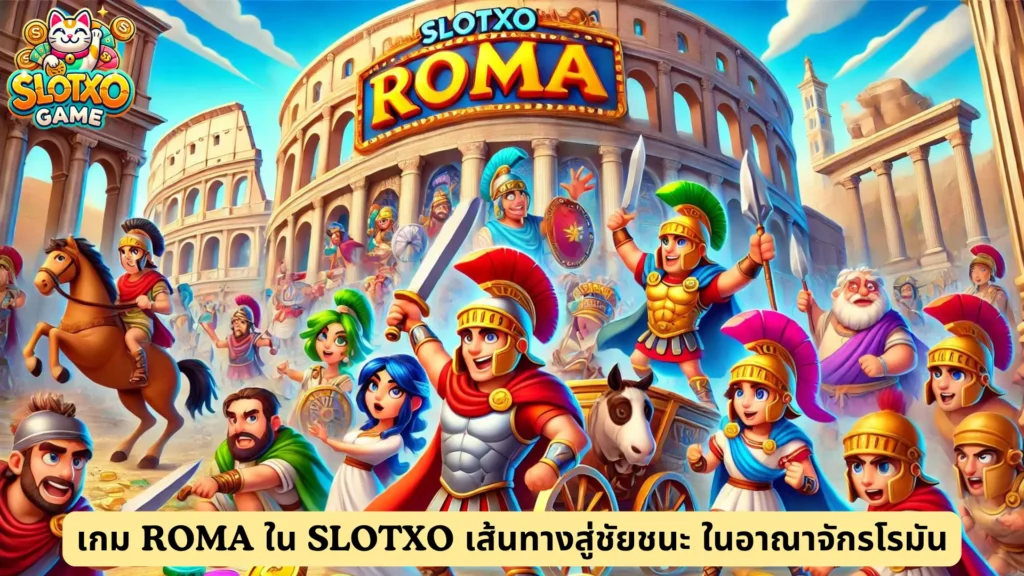 เกม ROMA ใน SLOTXO เส้นทางสู่ชัยชนะ ในอาณาจักรโรมัน