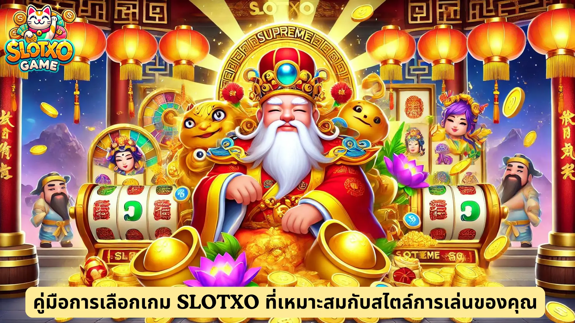 คู่มือการเลือกเกม SLOTXO ที่เหมาะสมกับสไตล์การเล่นของคุณ